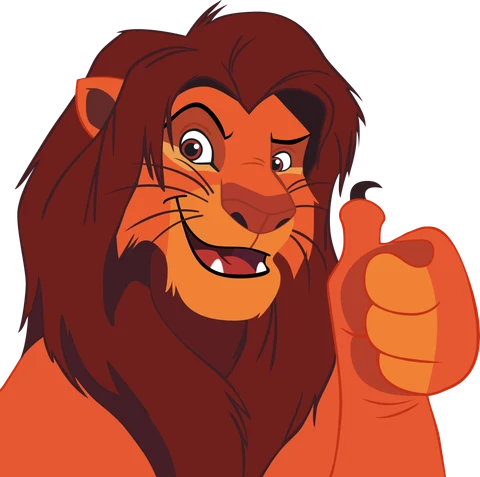 Lion King sticker 1