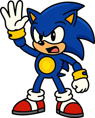 Sonic sticker 1