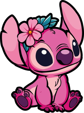 Pink Stitch sticker 11